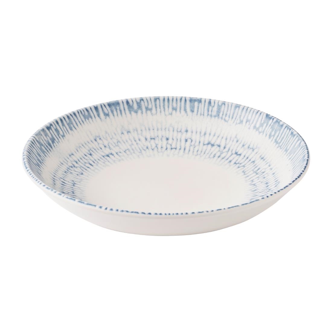 Churchill Super Vitrified Blue Churchill Cascade Coupe Bowls Indigo 248Mm (12 Pack)