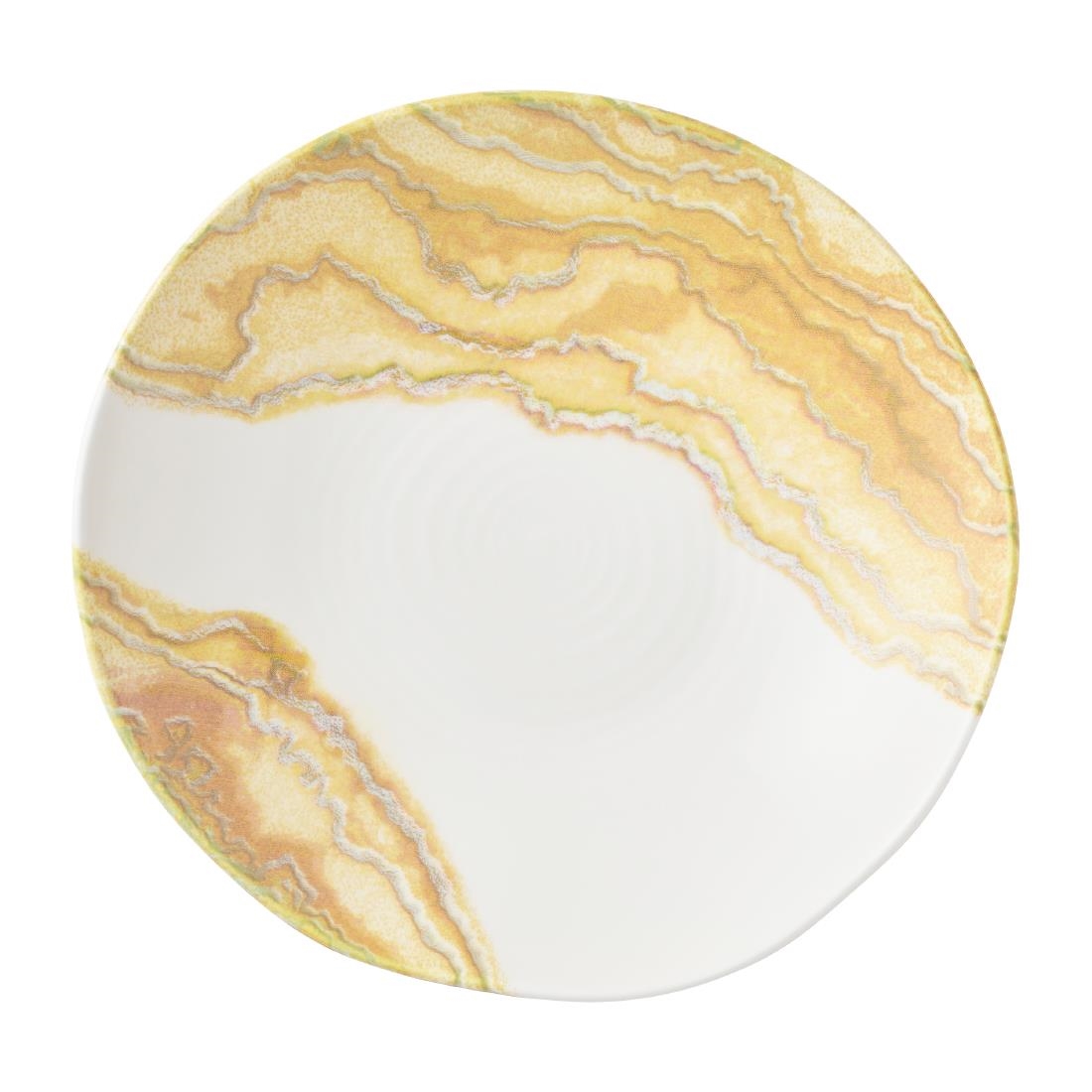 Churchill Super Vitrified Gold Churchill Tide Organic Coupe Bowls 220Mm (6 Pack)