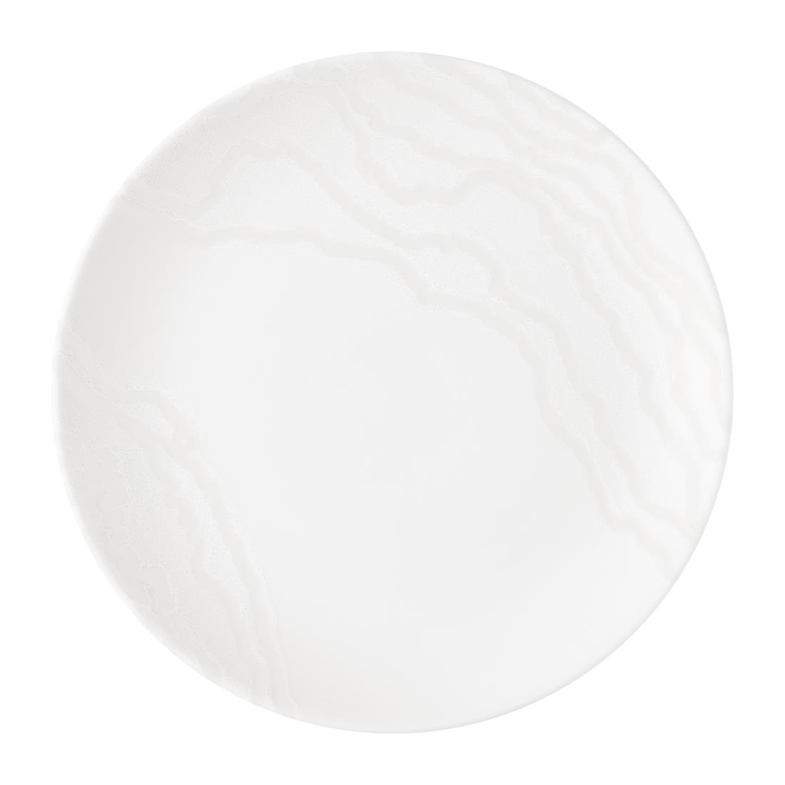 Churchill Super Vitrified White Churchill Tide Coupe Plates 217Mm (12 Pack)