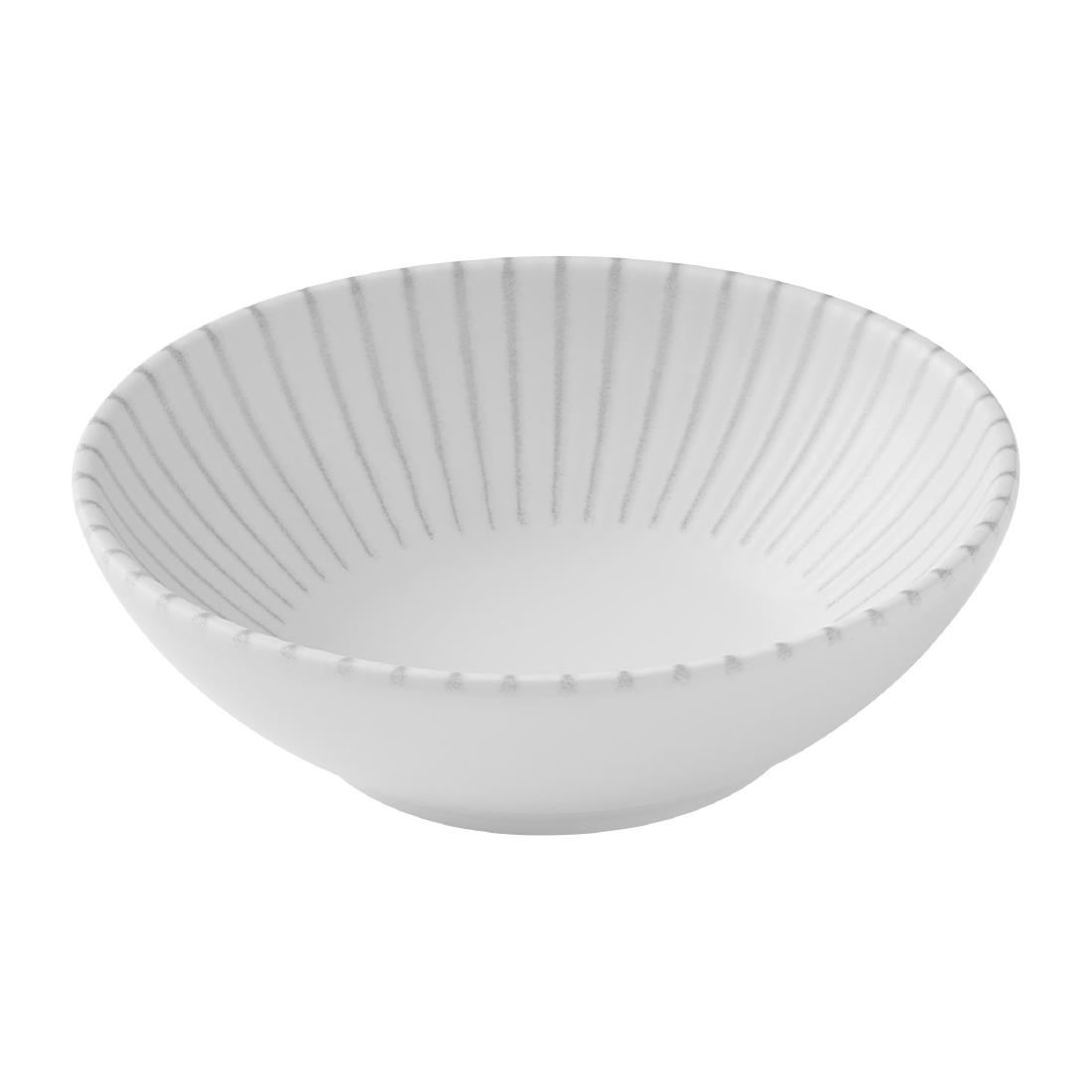 Churchill Super Vitrified Grey Churchill Era Contour Shallow Bowls 130Mm (12 Pack)
