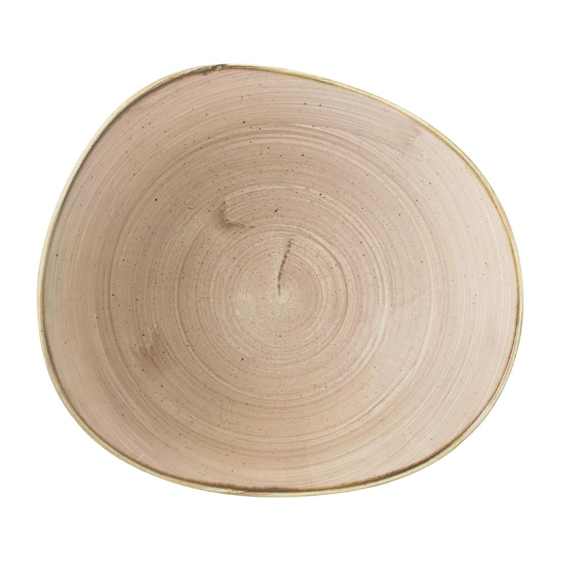 Churchill Super Vitrified Beige Churchill Stonecast Opal Organic Bowls Truffle 250Mm (12 Pack)