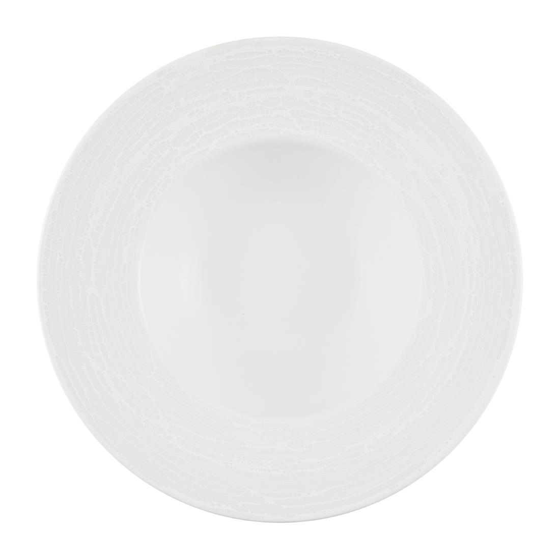 Churchill Super Vitrified White Churchill Inked Elements Profile Wide Rim Bowls Ice 240Mm (12 Pack)