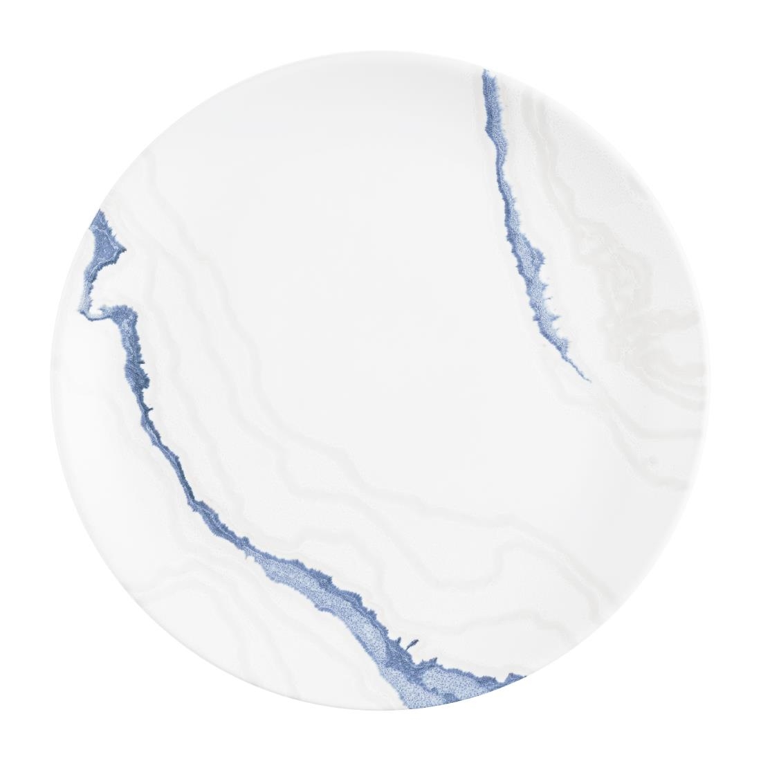 Churchill Super Vitrified Blue Churchill Tide Accents Evolve Coupe Plates 288Mm (12 Pack)