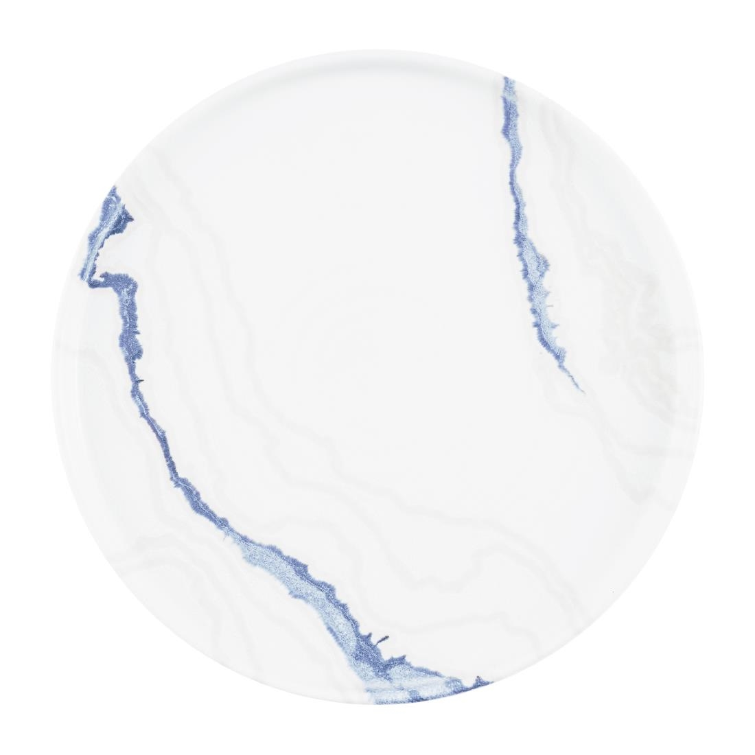Churchill Super Vitrified Blue Churchill Tide Accents Walled Plates 260Mm (6 Pack)