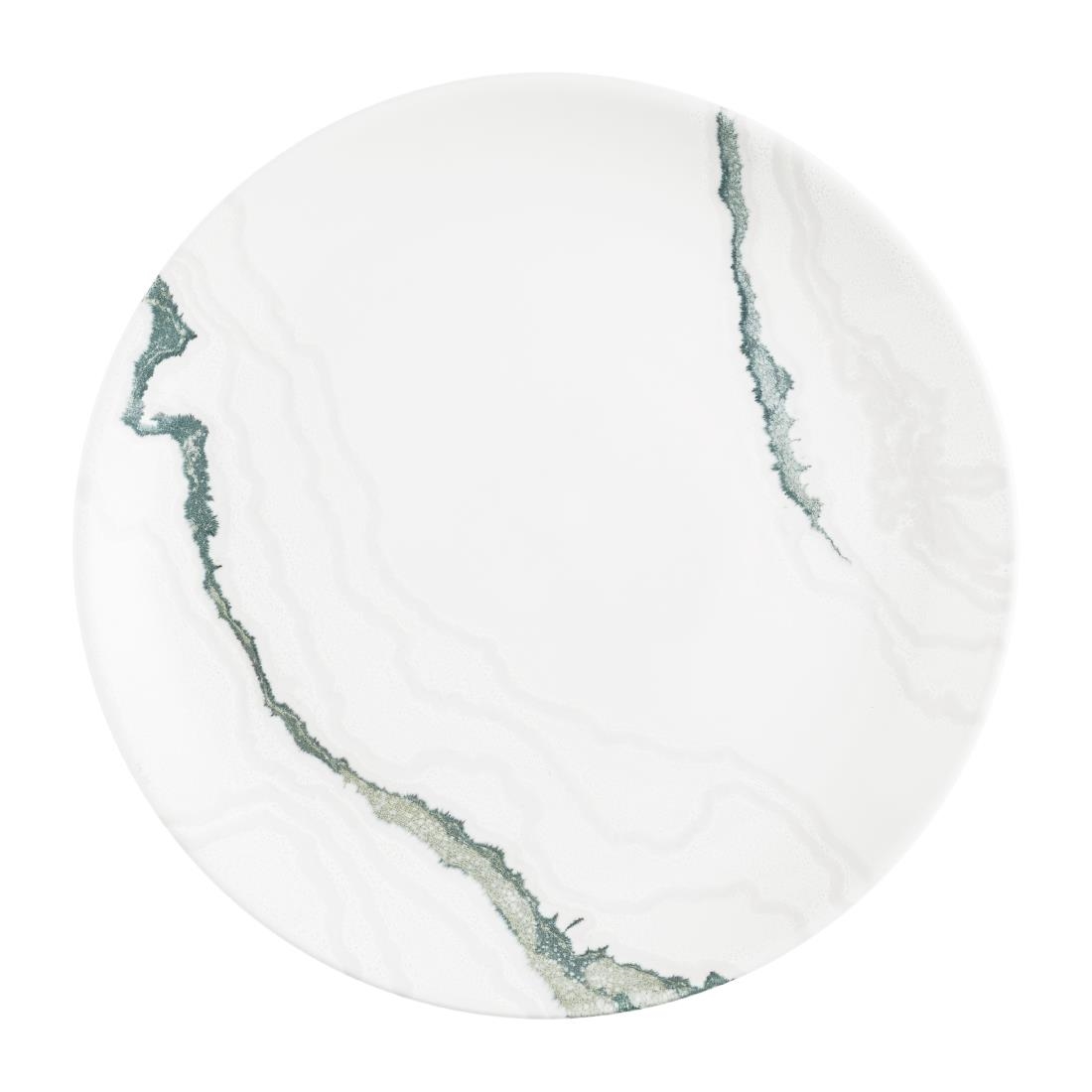 Churchill Super Vitrified Green Churchill Tide Accents Evolve Coupe Plates 288Mm (12 Pack)