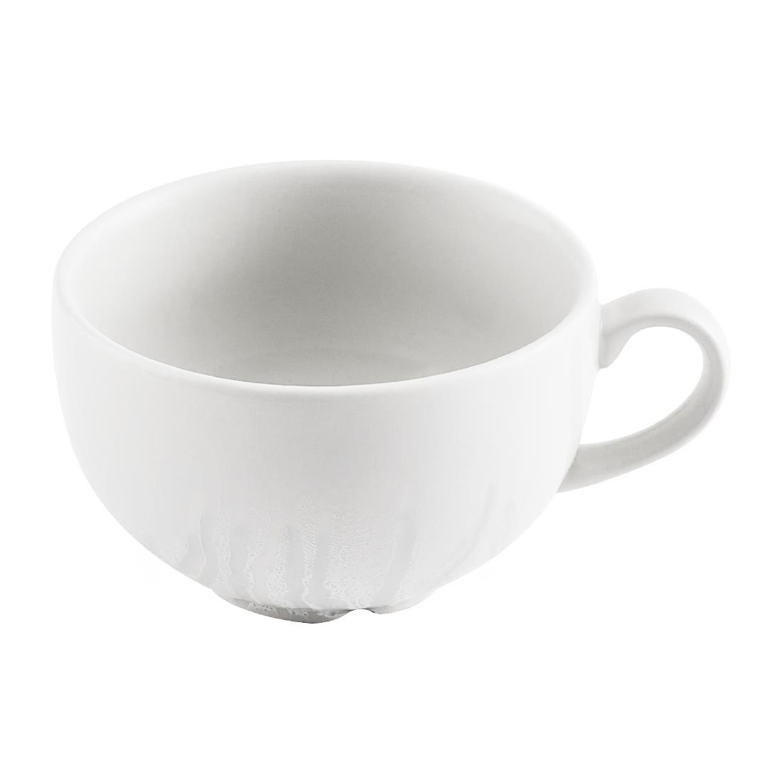 Churchill Super Vitrified White Churchill Inked Tide Café Cappuccino Cups 340Ml (12 Pack)