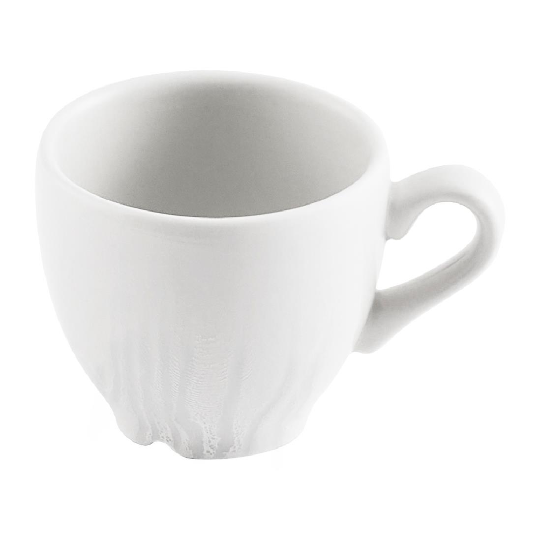 Churchill Super Vitrified White Churchill Inked Tide Café Espresso Cups 100Ml (12 Pack)