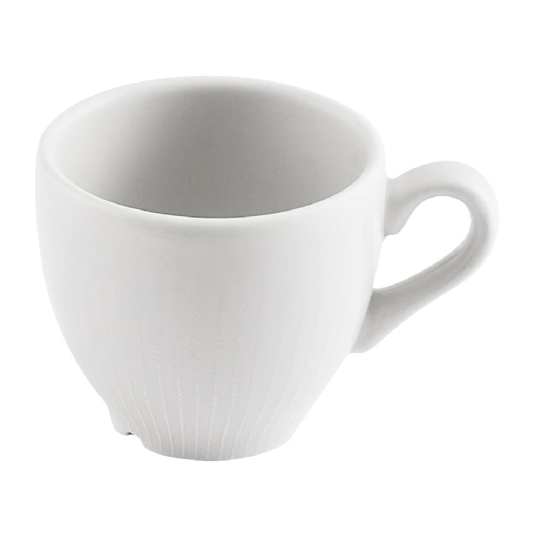 Churchill Super Vitrified White Churchill Era Café Espresso Cups 100Ml (12 Pack)