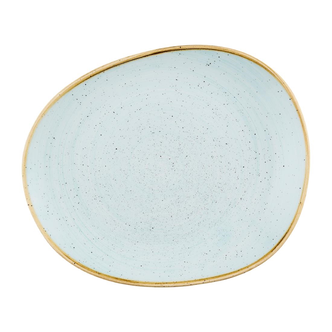 Churchill Super Vitrified Blue Churchill Stonecast Opal Plates Duck Egg 210Mm (12 Pack)