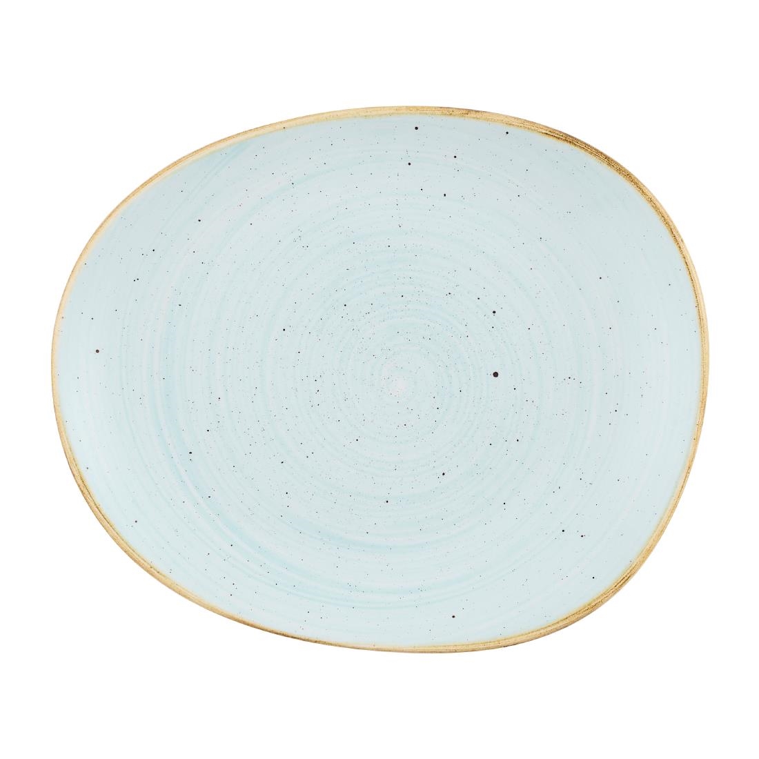 Churchill Super Vitrified Blue Churchill Stonecast Opal Plates Duck Egg 185Mm (12 Pack)