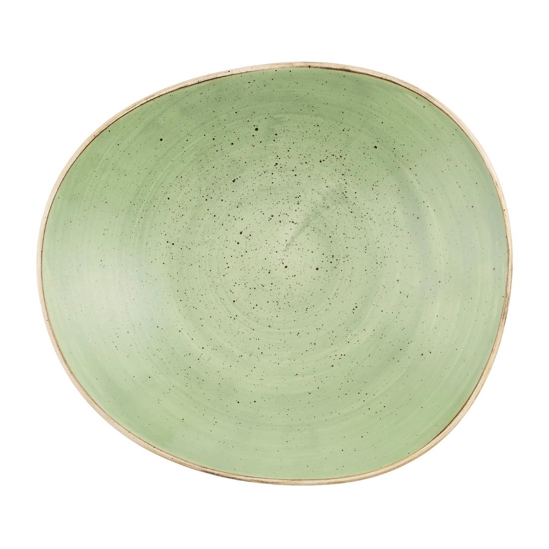 Churchill Super Vitrified Green Churchill Stonecast Opal Bowls Sage 230Mm (12 Pack)