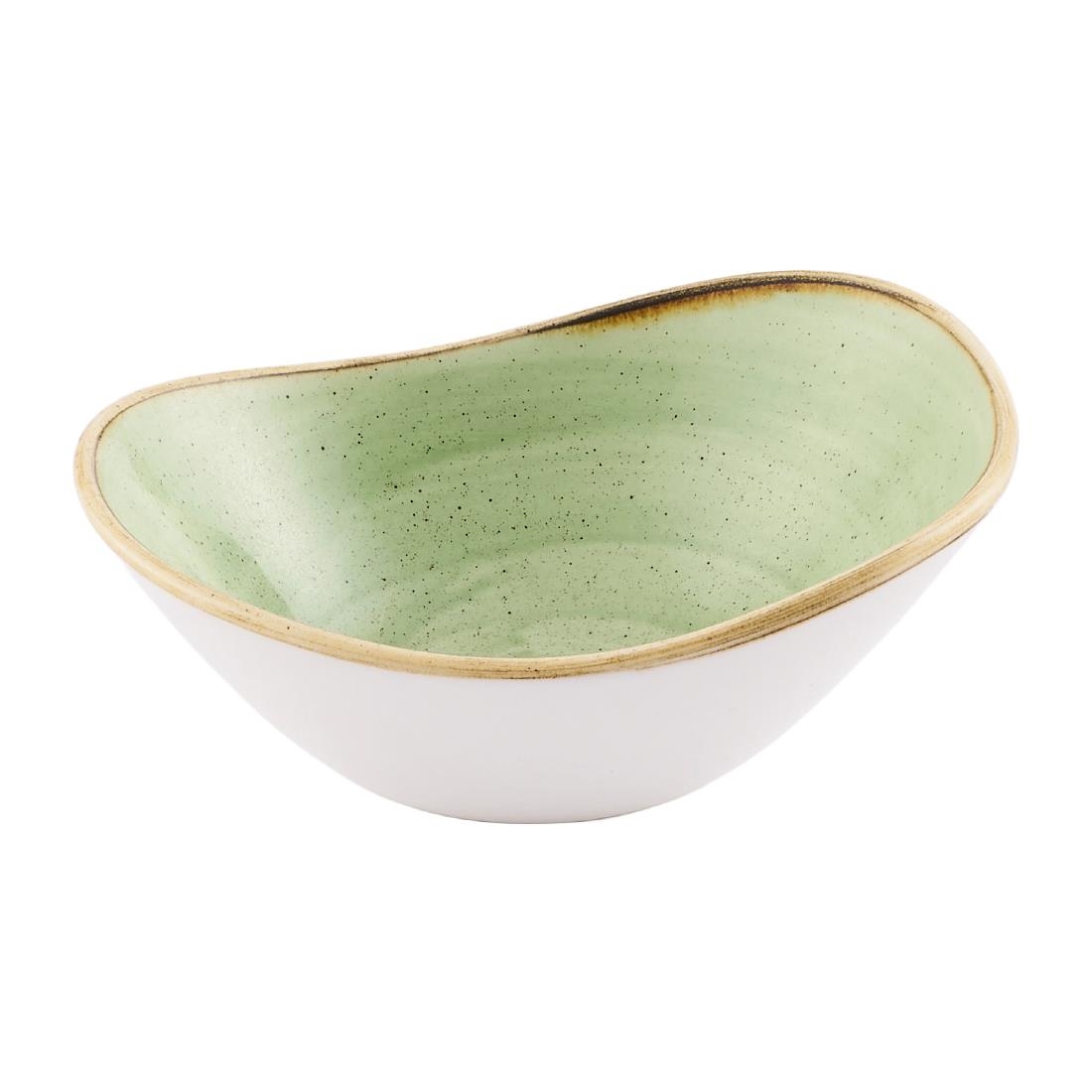 Churchill Super Vitrified Green Churchill Stonecast Opal Bowls Sage 150Mm (12 Pack)