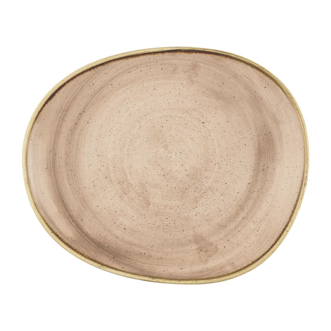 Churchill Super Vitrified Beige Churchill Stonecast Opal Plates Truffle 280Mm (12 Pack)