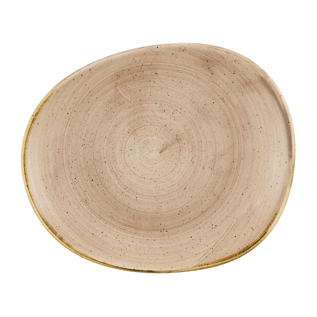 Churchill Super Vitrified Beige Churchill Stonecast Opal Plates Truffle 185Mm (12 Pack)