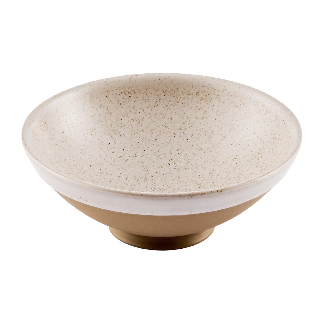 Churchill Beige Emerge Ramen Bowls Speckled White 200Mm (6 Pack)