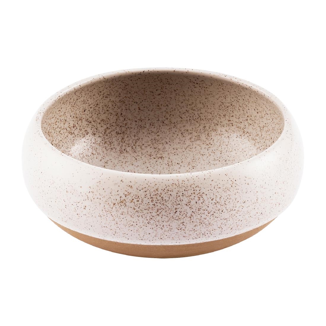 Churchill Beige Emerge Deep Bowls Speckled White 158Mm (6 Pack)