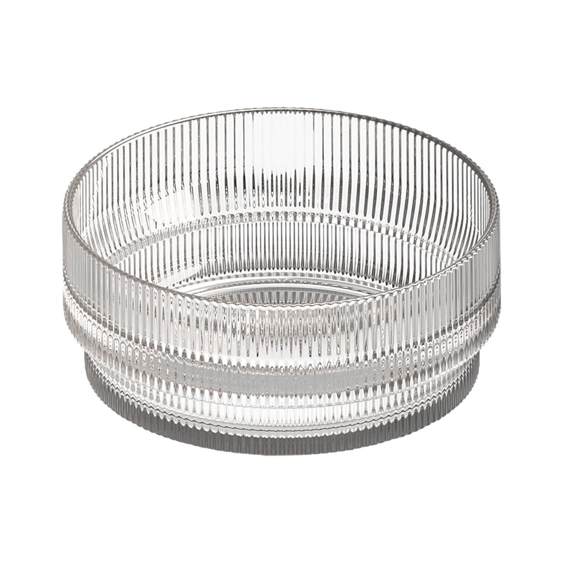 Aps Clear The Grid Glass Bowls 125Mm (12 Pack)