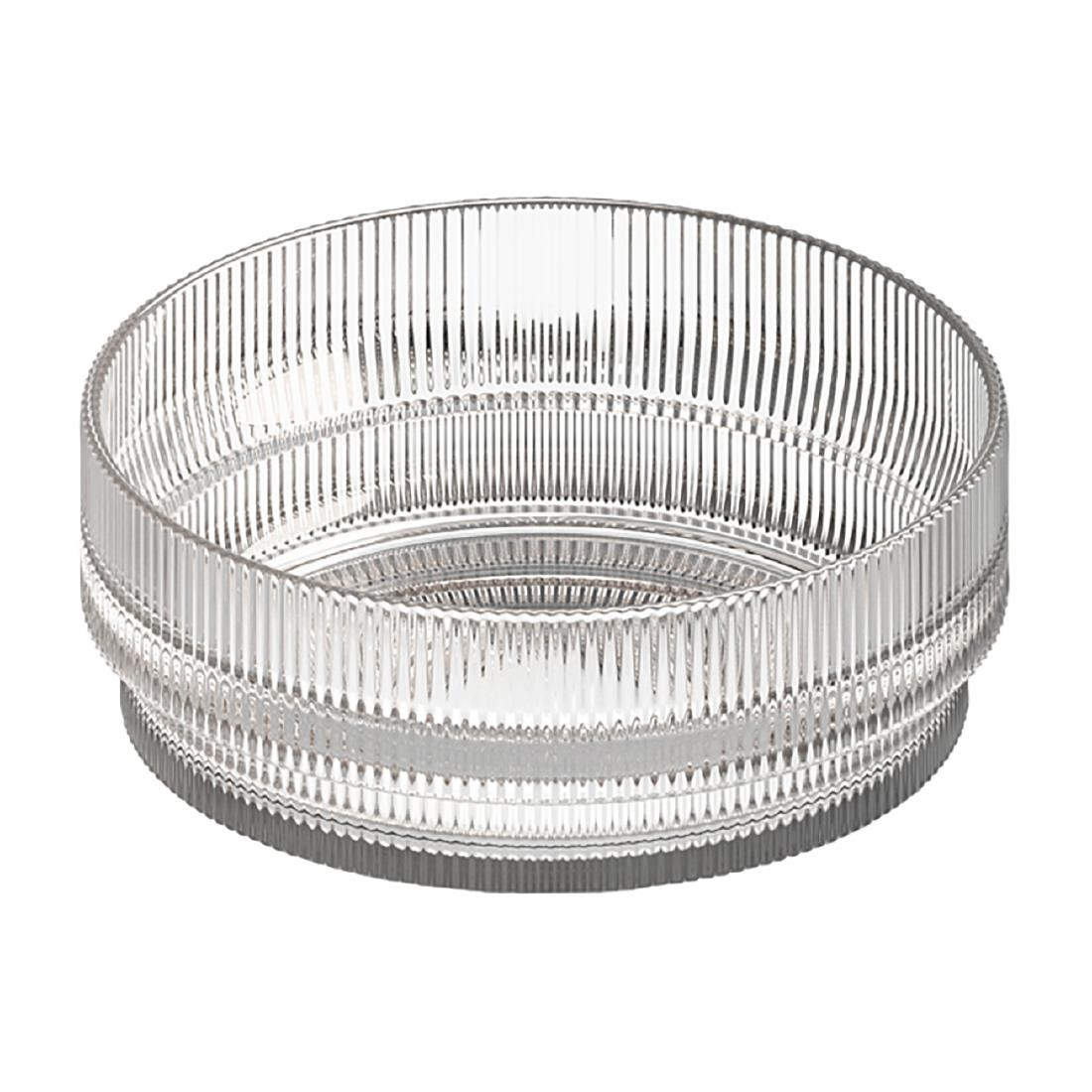 Aps Clear The Grid Glass Bowls 140Mm (6 Pack)