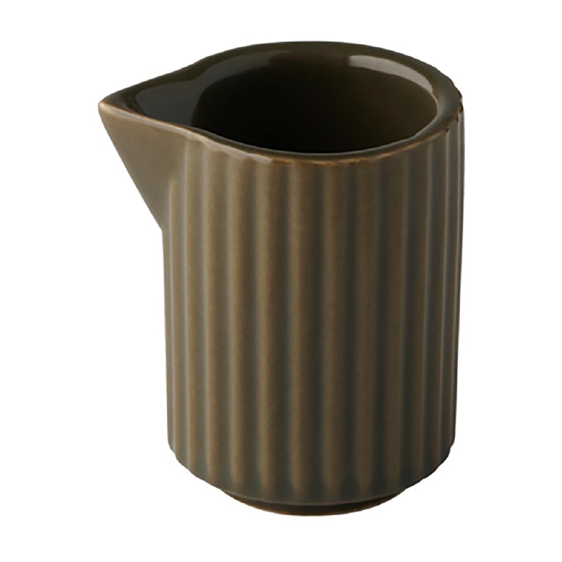 Aps Brown The Grid Porcelain Pourer 40Ml (6 Pack)