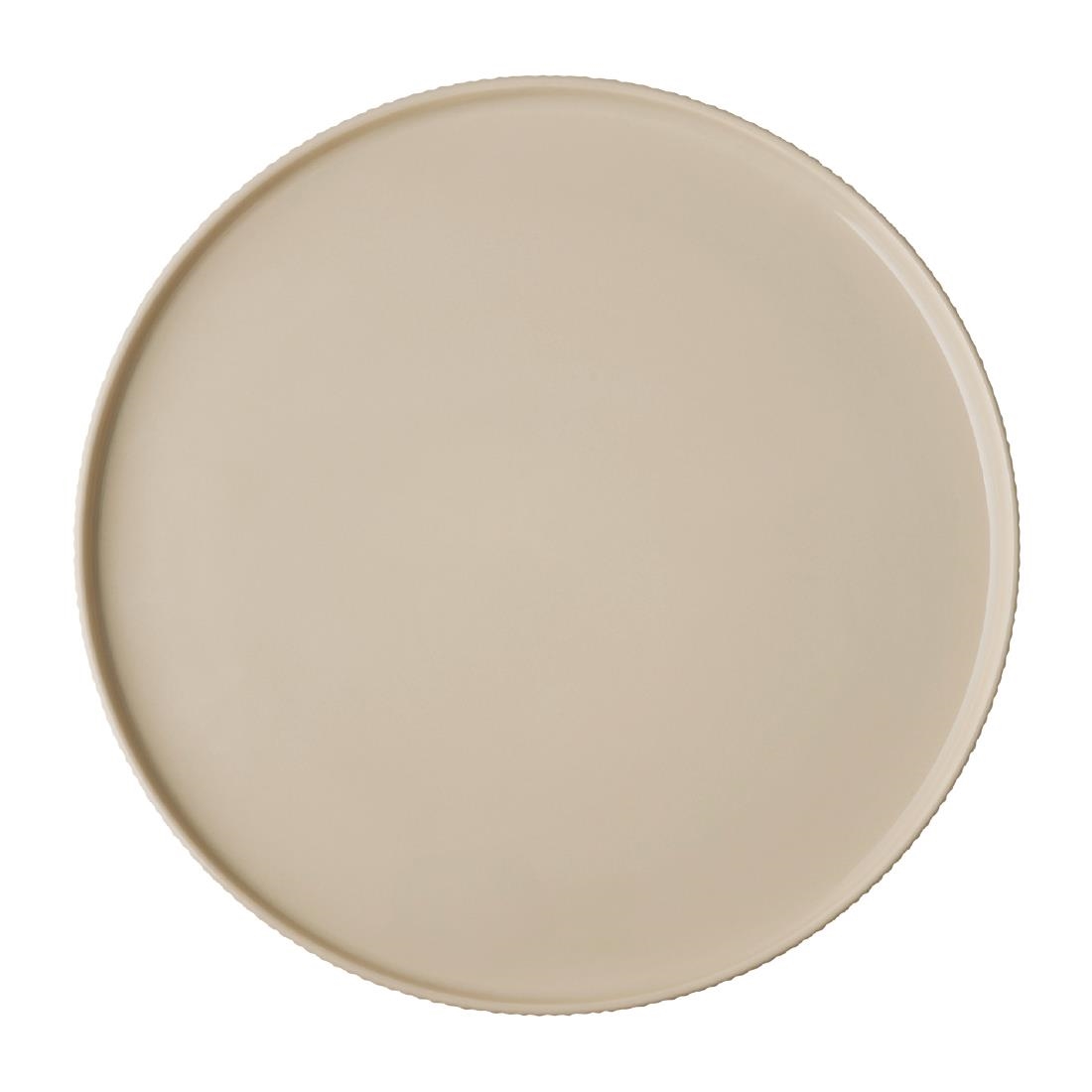 Aps Beige The Grid Porcelain Plate Sand 320Mm