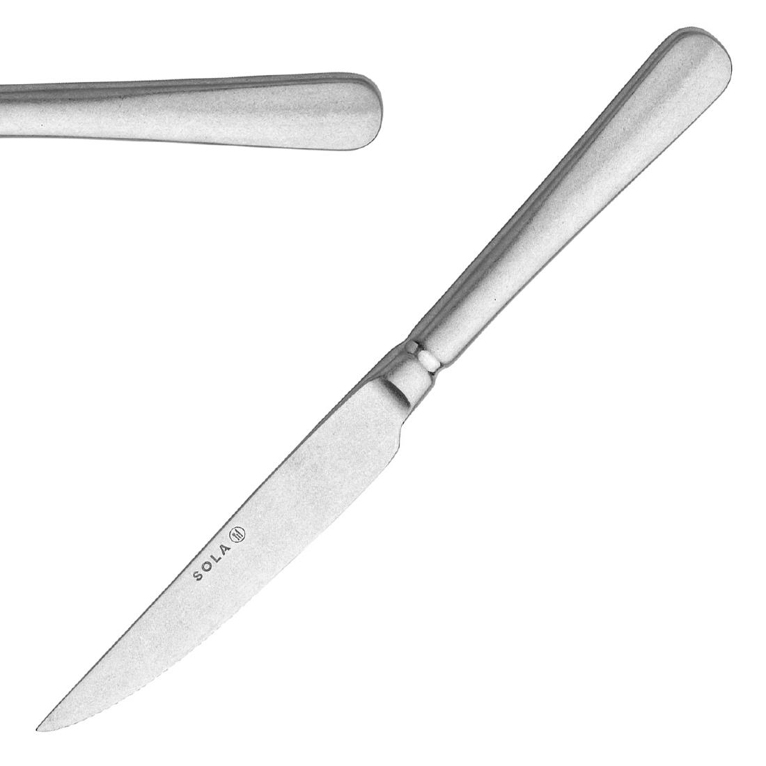 Churchiill Sola Silver Churchill Sola Hollands Glad Vintage Steak Knives (12 Pack)