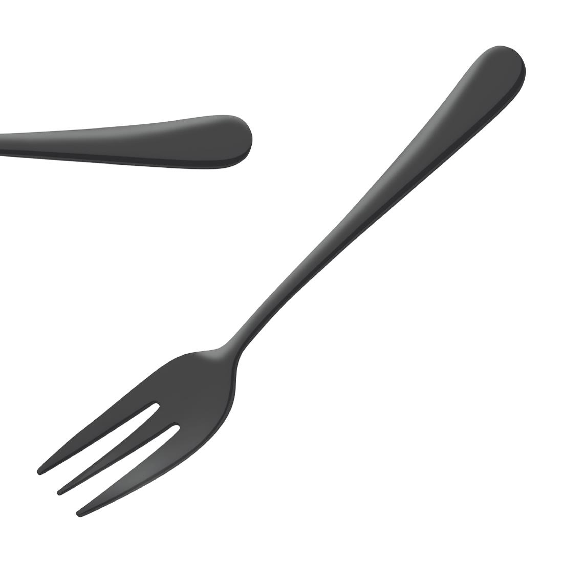 Amefa Black Austin Cake Forks Pvd (12 Pack)