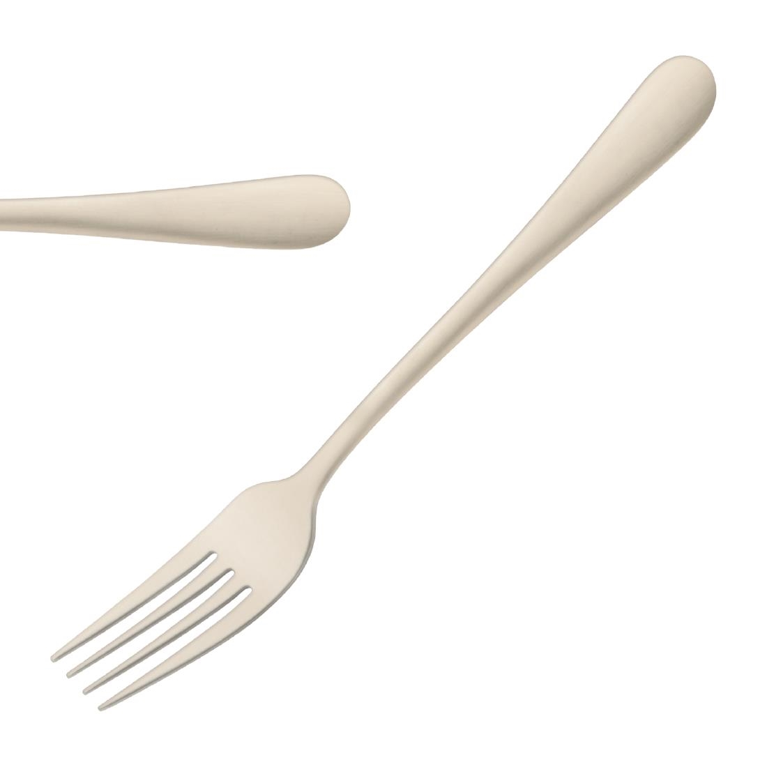 Amefa Gold Austin Dessert Forks Champage Pvd (12 Pack)
