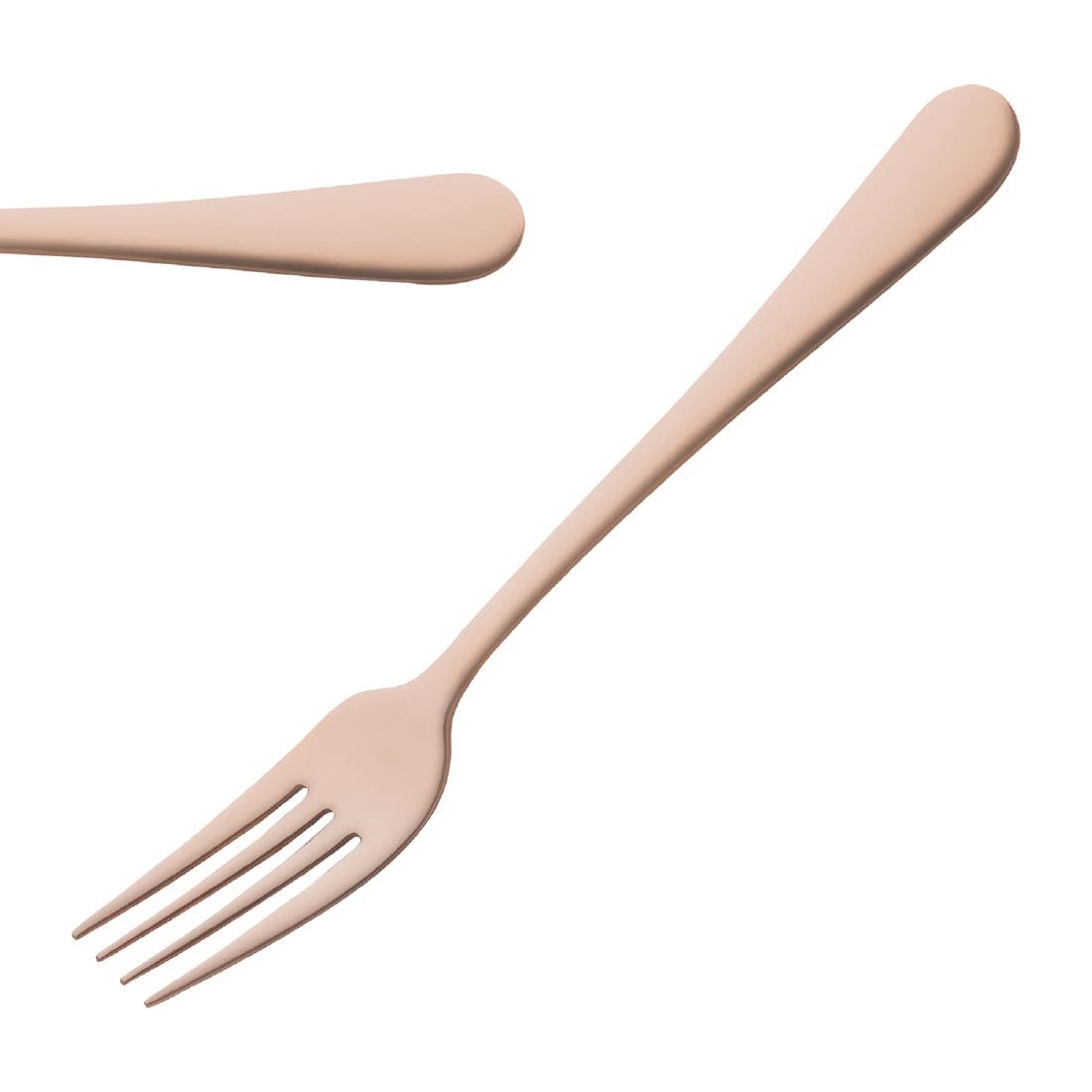 Amefa Copper Austin Dessert Forks Pvd (12 Pack)