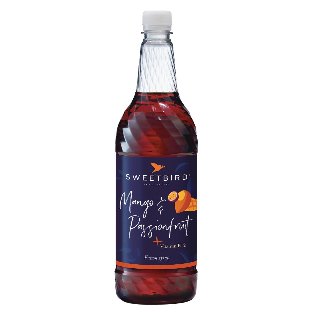 Sweetbird Fusions Syrup Mango & Passionfruit Added Vit B