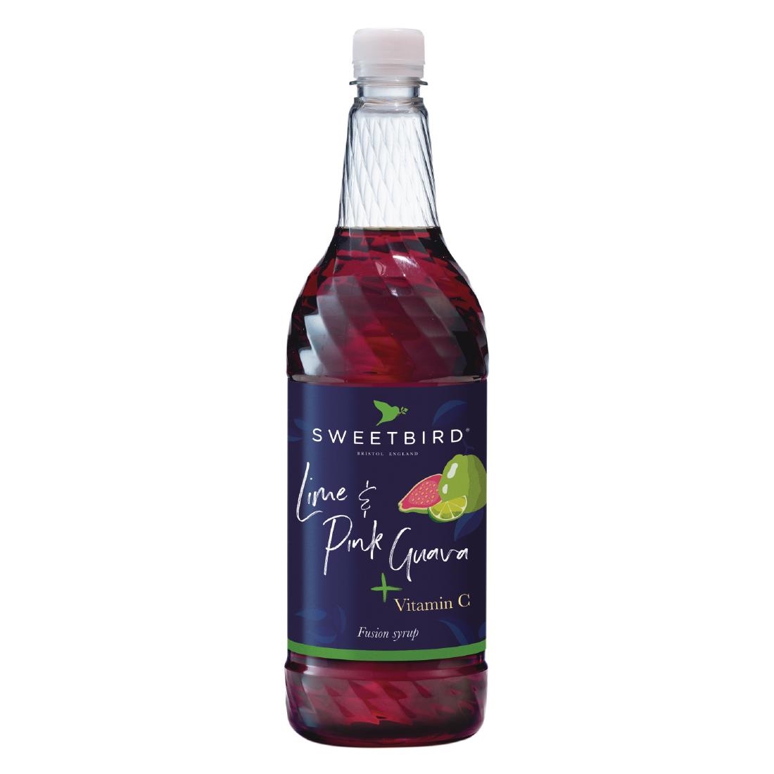 Sweetbird Pink Fusions Syrup Guava And Lime Added Vit C