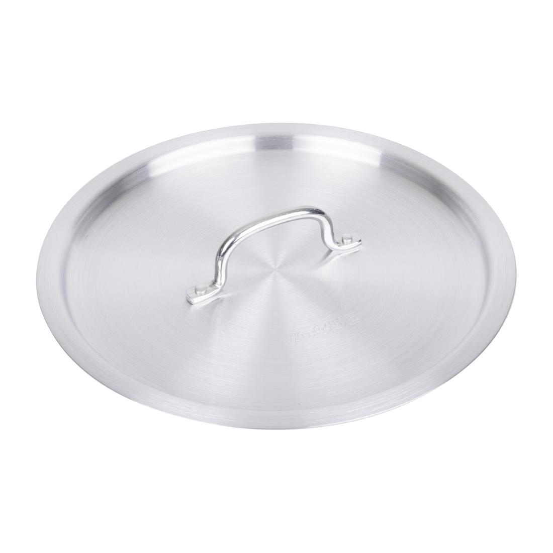 Vogue Silver Aluminium Deep Boiling Pot Lid 25Cm