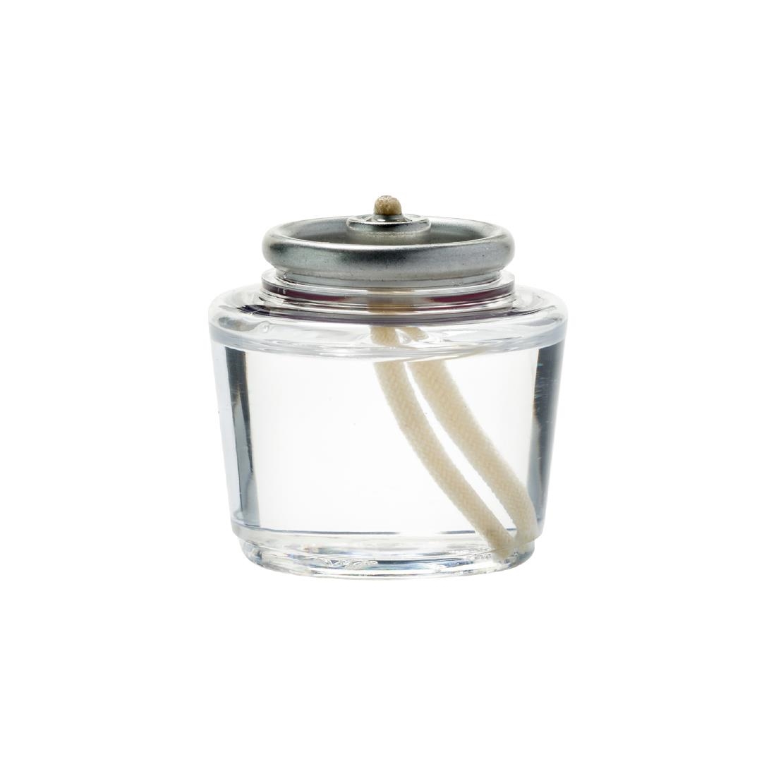 Hollowick Clear Liquid Candles 15Hr Disposable Liquid Votive 44Mm (96 Pack)