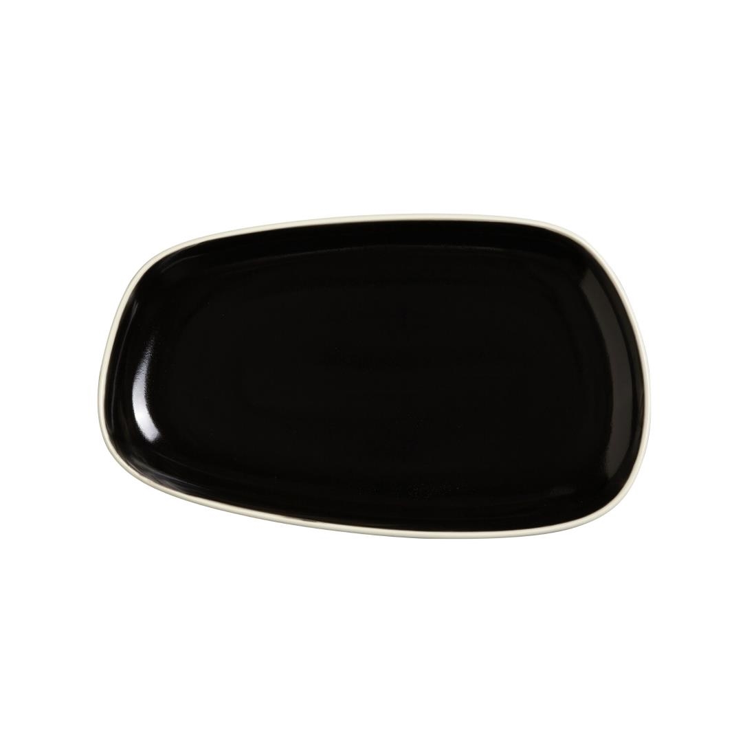 Steelite Black Nyx Nordic Platters 286Mm (6 Pack)