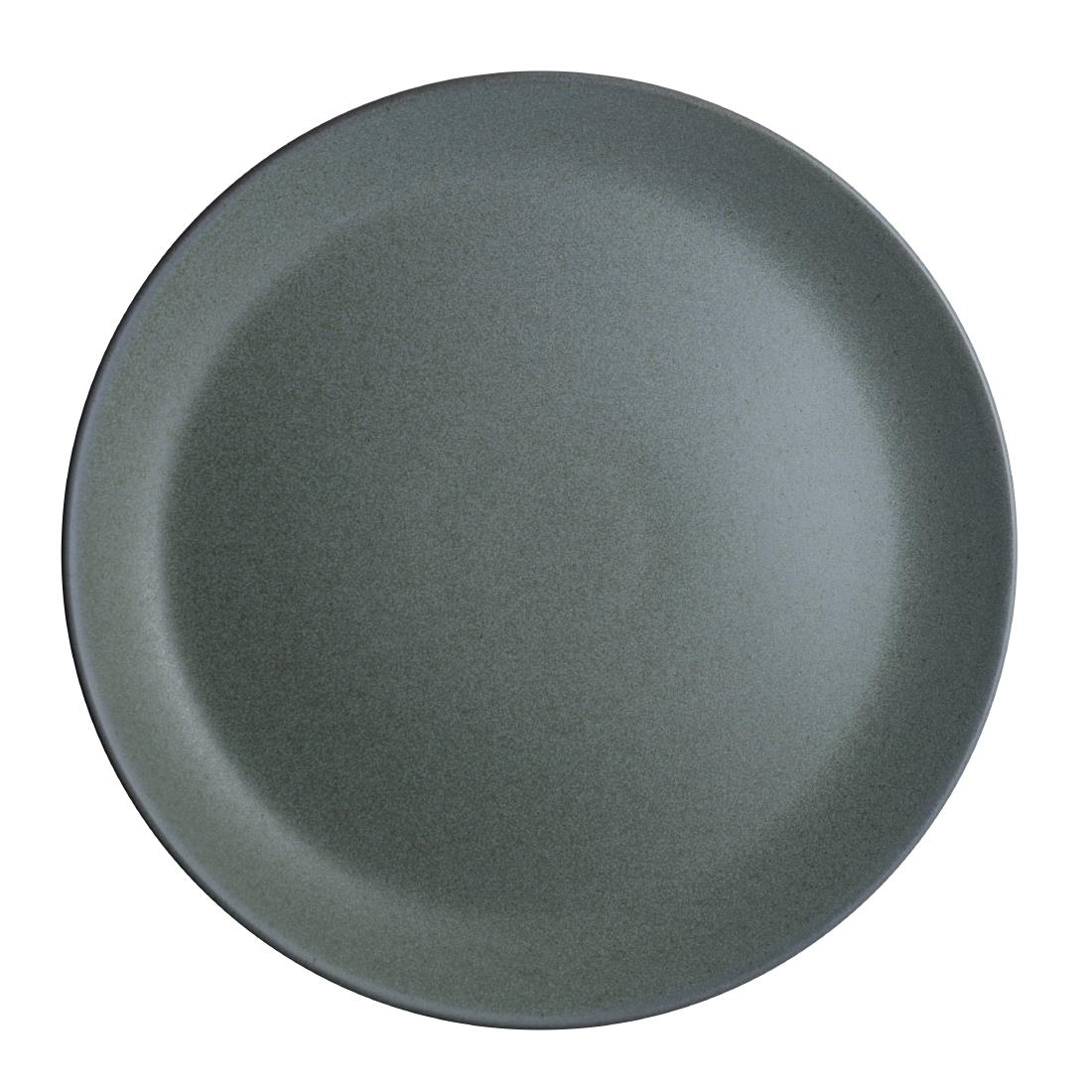 Steelite Green Maham Studio Carnaby Coupe Plates Teal 270Mm (24 Pack)