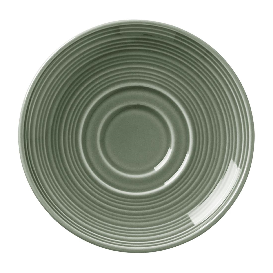 Steelite Green Concorde Saucers Fern 117.5Mm (12 Pack)