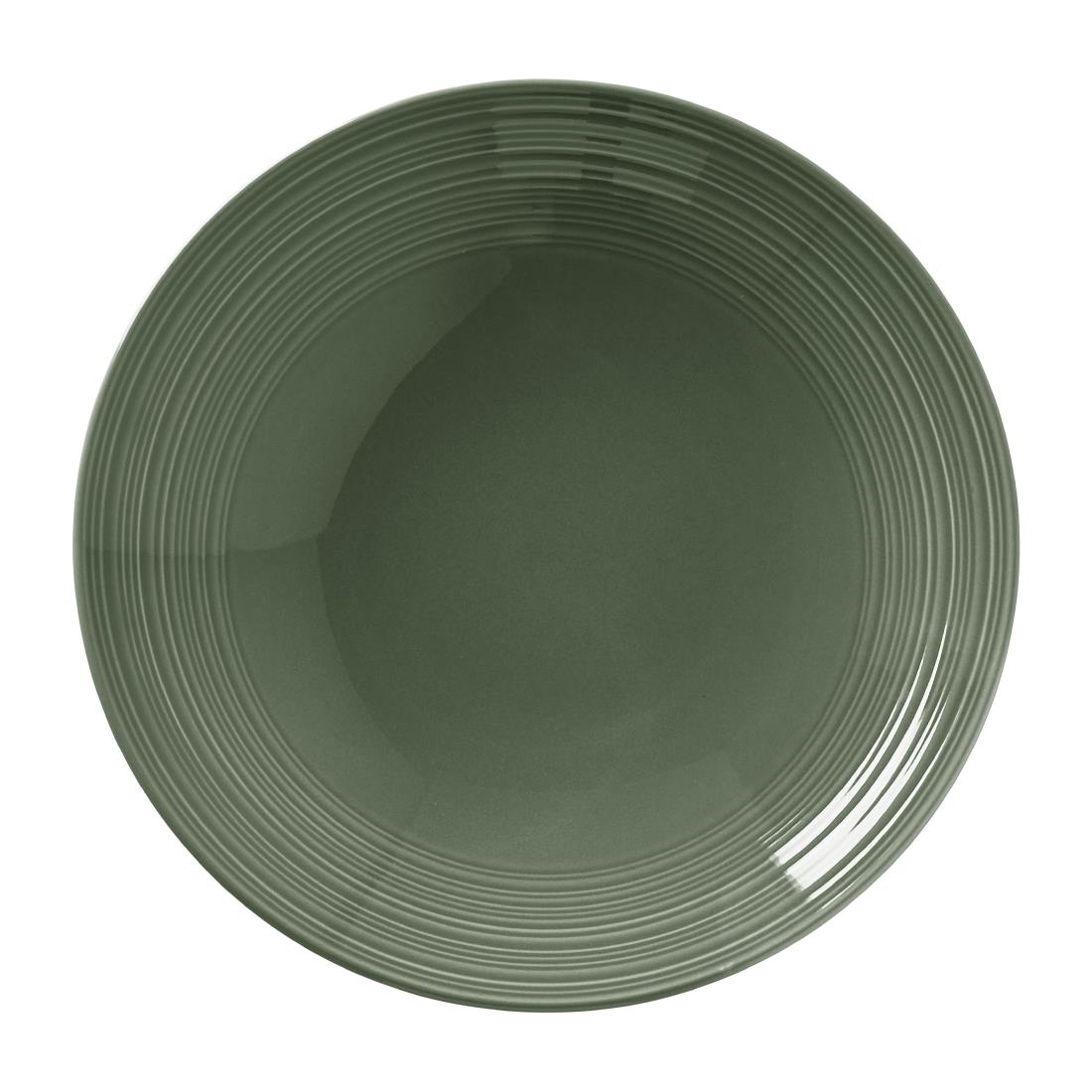 Steelite Green Concorde Coupe Bowls Fern 255Mm (12 Pack)