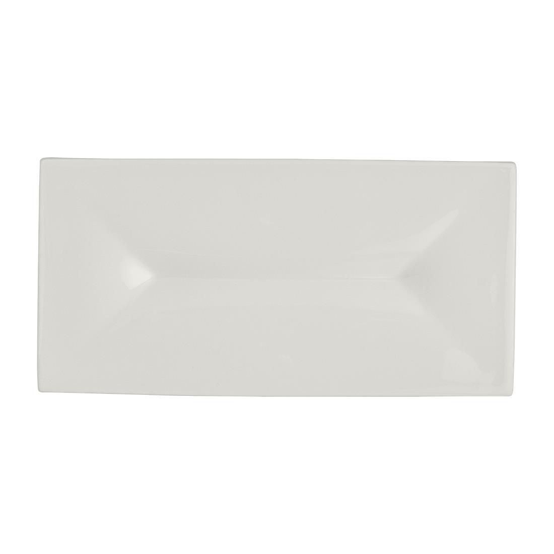 Rene Ozorio White Album Rectangular Trays With Indent 238X117.5mm (12 Pack)