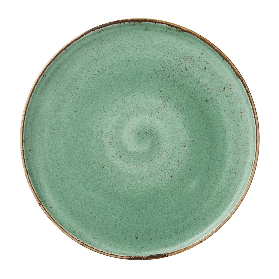 Steelite Performance Green Steelite Craft Stack Plates Aqua 285Mm (6 Pack)