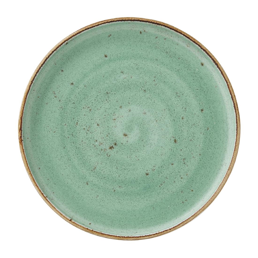 Steelite Performance Green Steelite Craft Stack Plates Aqua 202.5Mm (12 Pack)