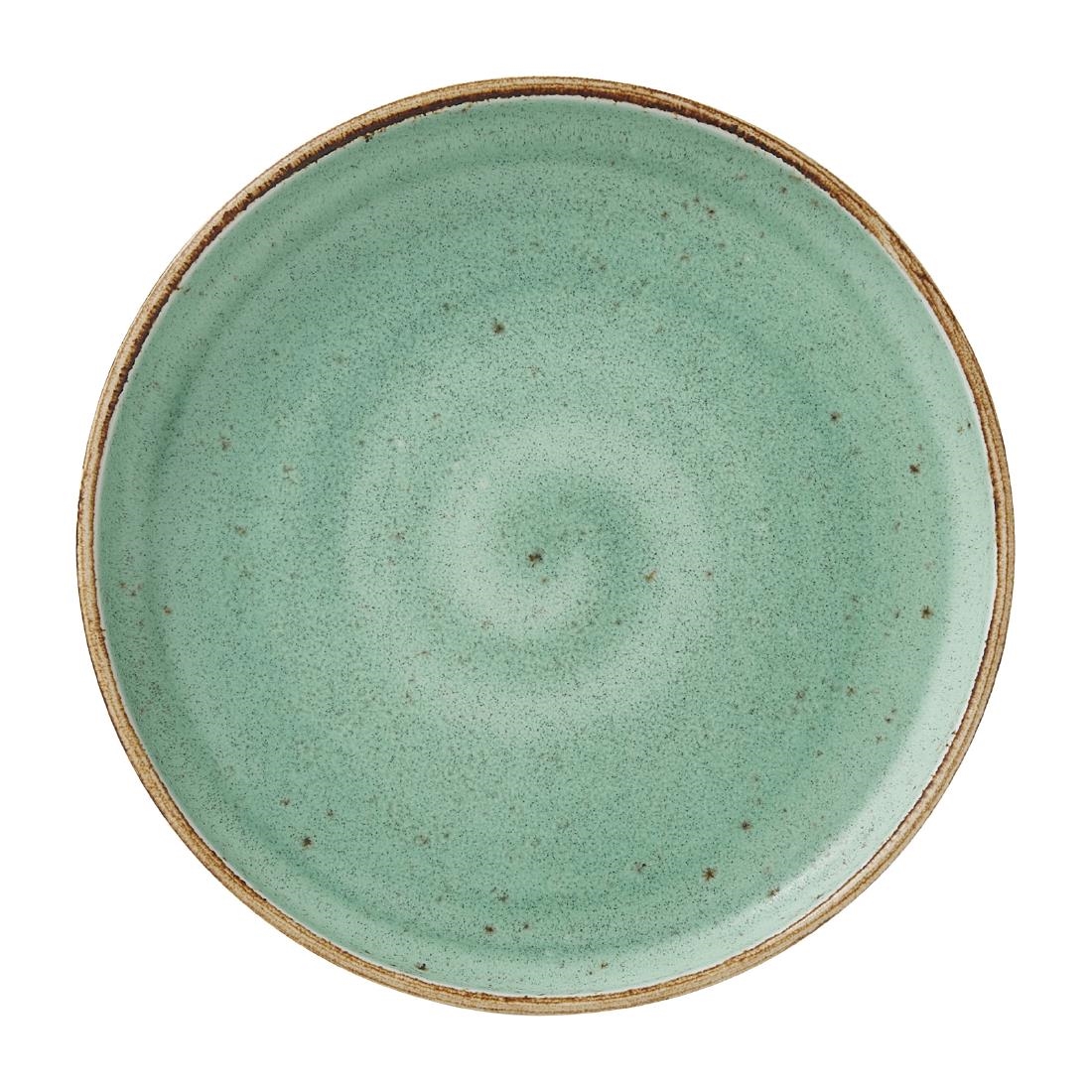 Steelite Performance Green Steelite Craft Stack Plates Aqua 165Mm (12 Pack)