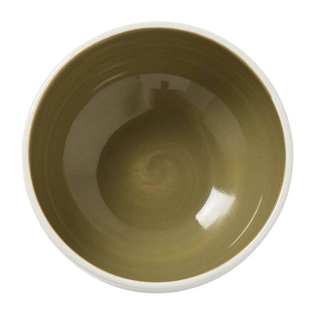 Steelite Performance Green Steelite Nyx Bowls Olive 135Mm (12 Pack)