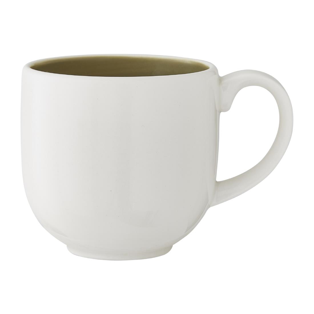 Steelite Performance Green Steelite Nyx City Mugs Olive 285Ml (12 Pack)