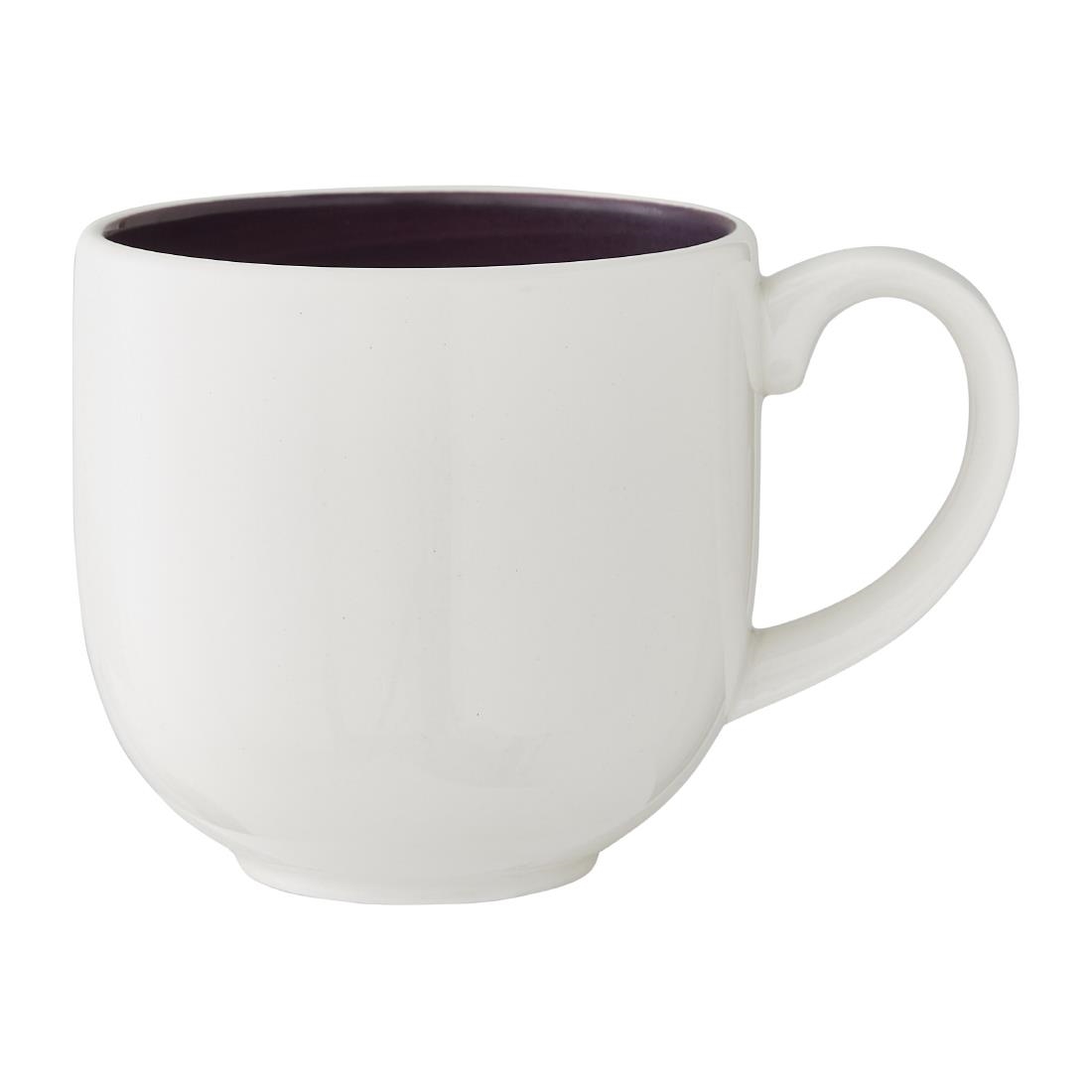 Steelite Performance Black Steelite Nyx City Mugs Damson 285Ml (12 Pack)