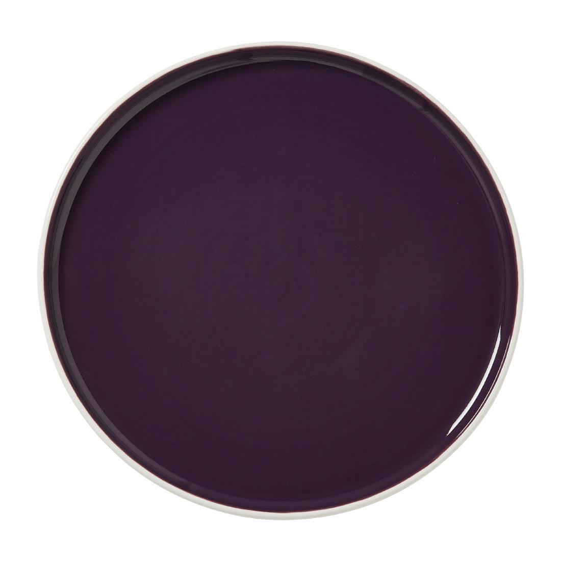Steelite Performance Black Steelite Nyx Stack Plates Damson 285Mm (6 Pack)