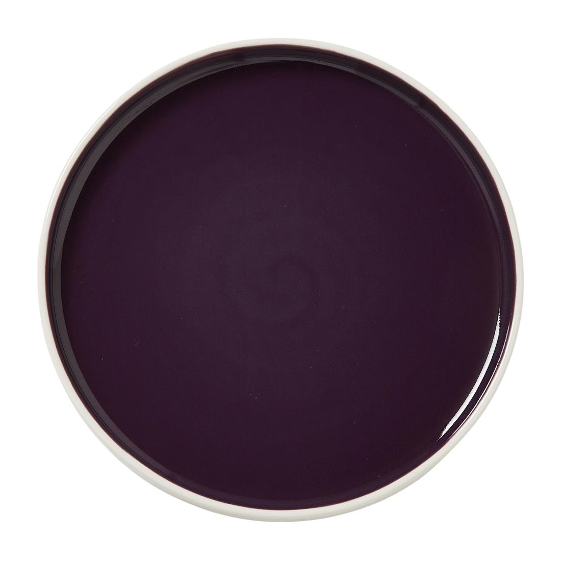 Steelite Performance Black Steelite Nyx Stack Plates Damson 202.5Mm (12 Pack)