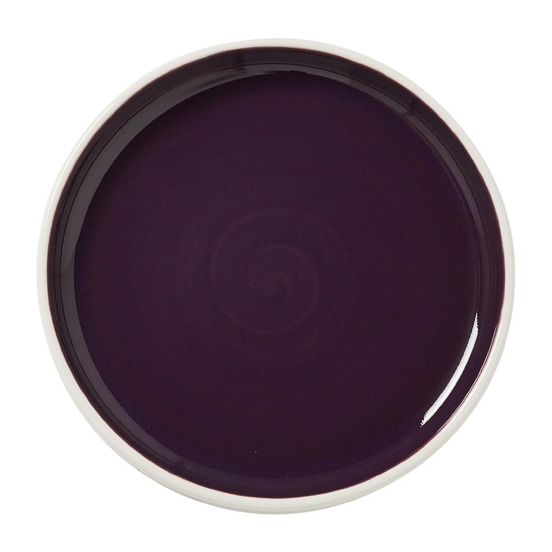 Steelite Performance Black Steelite Nyx Stack Plates Damson 165Mm (12 Pack)