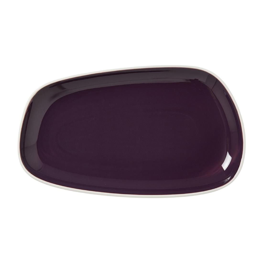 Steelite Performance Black Steelite Nyx Nordic Trays Damson 290Mm (6 Pack)