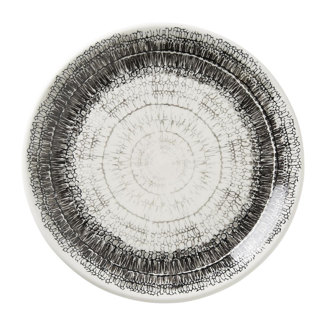 Steelite Performance Grey Steelite Petra Coupe Plates Graphite 252.5Mm (12 Pack)