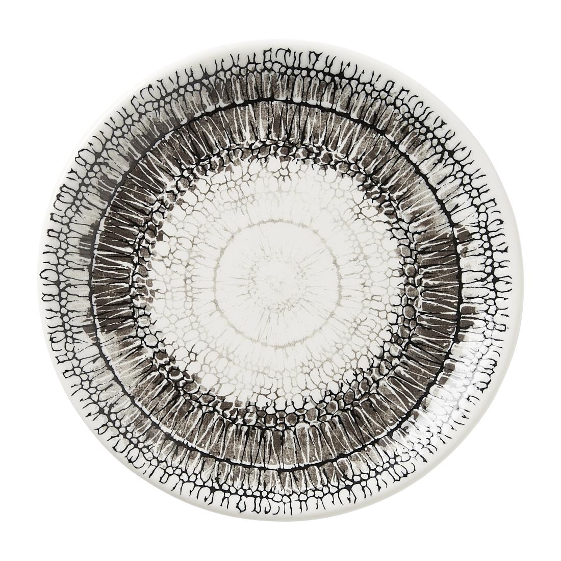 Steelite Performance Grey Steelite Petra Coupe Plates Graphite 152.5Mm (12 Pack)