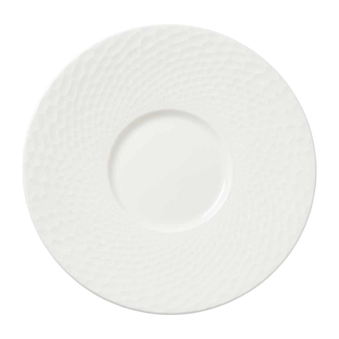 Steelite White Morella Gourmet Small Well Plates 285Mm (6 Pack)